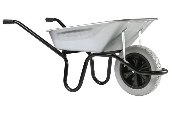 Brouette aktiv premium galva roue pleine 100L