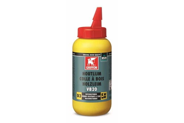 GRIFFON - Colle à Bois VB20 Blanche D3 Flacon 750 g