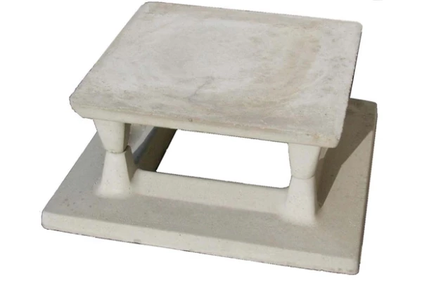 Aspirateur GD en béton pour cheminée 30 x 30 souche doublée base 64 x 64