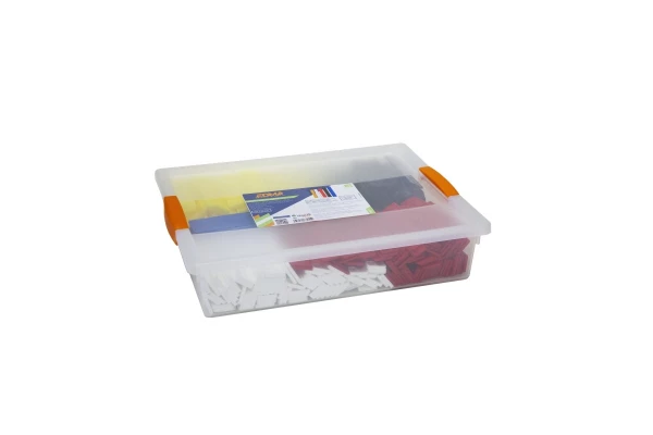 EDMA - Cale plate 100x24mm assortiment 400pcs