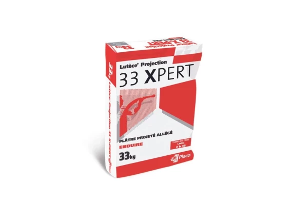 LUTECE Plâtre 33XPERT à projeter 33 kg