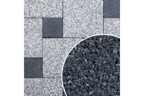 HB Pavé lavé Plaza - ép. 6 cm 10x10cm Basalte noir
