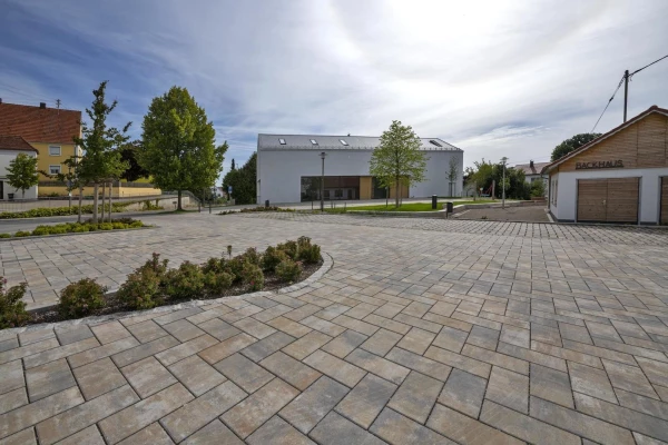 KANN Pavé écologique déco MultiTec Aqua calcaire coquillier nuancé béton lisse 40/20/8
