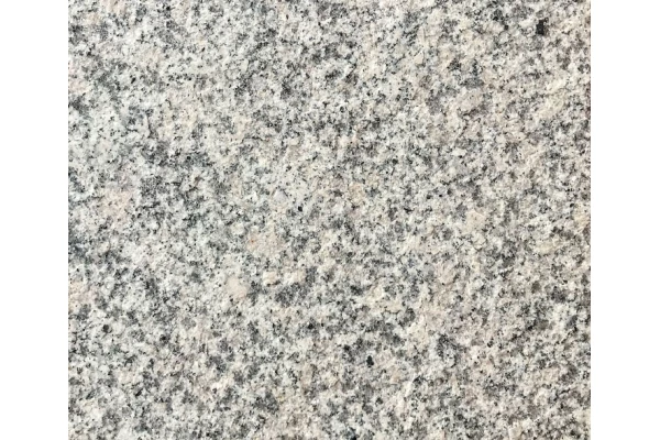 Cubik - Couvertine granit gris clair grain fin 100x30x3 dessus flammé 2 longs chants adoucis