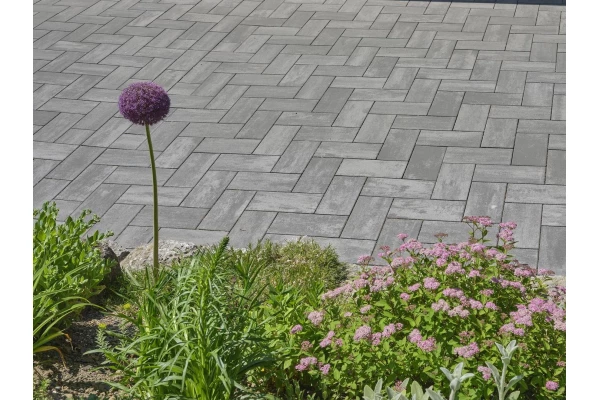 KANN Pavé écologique déco Stratos Aqua noir moonlight béton lisse 40/20/8