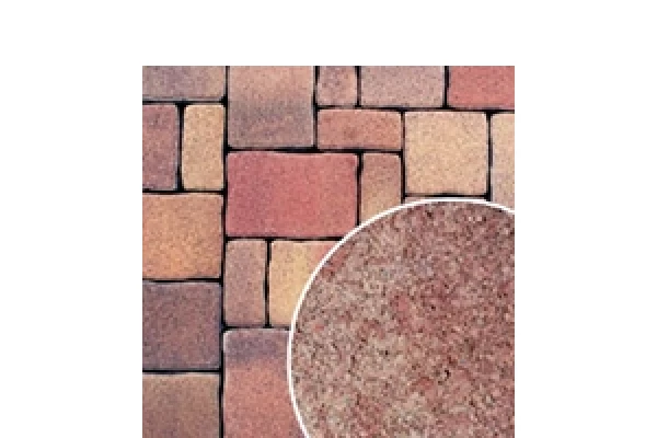 HB Pavé à l'ancienne Rhodos - ép. 8 cm 18,7x12,5cm Feuille de Vigne  (9.35m2/pal)