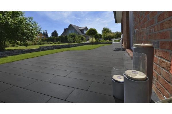 KANN Dalle Farini mélangé anthracite structuré 80/40/3,8