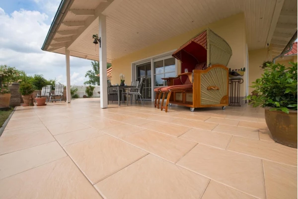 KANN Dalle Andalusia Structuré Beige 80x40x3,8cm
