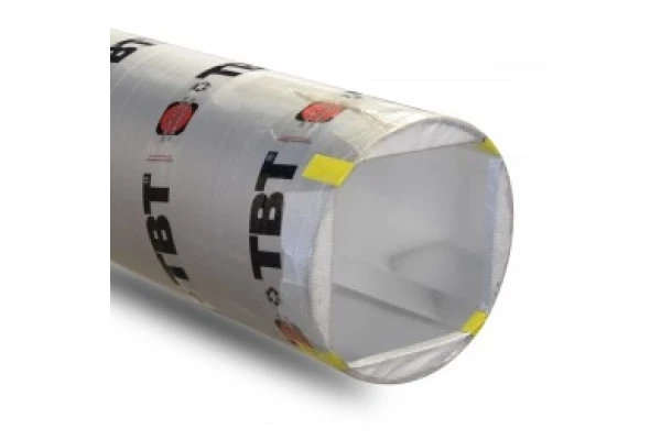 COFRASUD - Tube de coffrage TBT 20 x 20 cm angles chanfreinés - Lg 3 ml