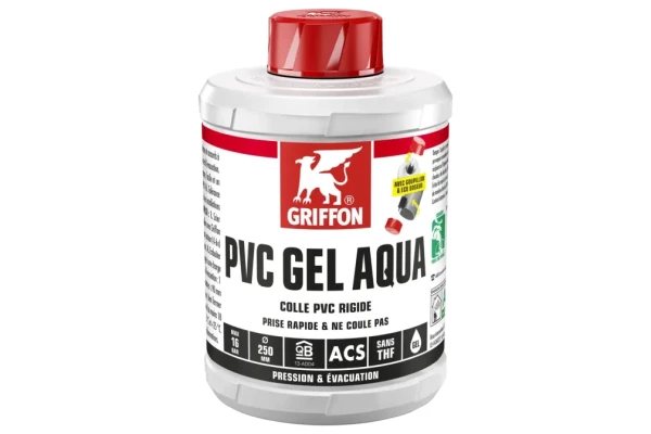 Grifffon - PVC-GEL-AQUA Colle en gel spéciale Eau Potable 1L