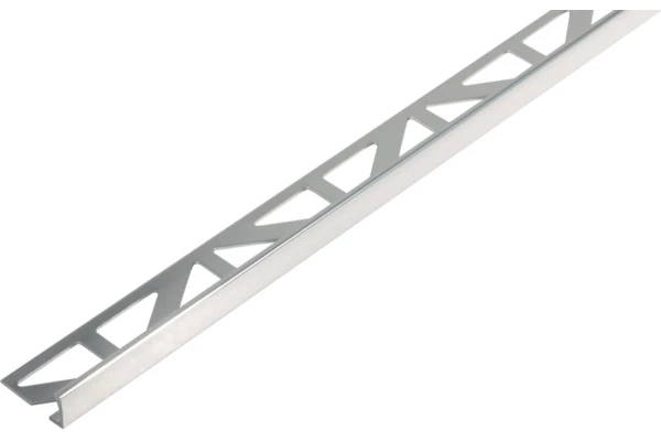 Dural - Profilé de finition chant droit DSAE en aluminuim anodisé argent - H. 11mm L. 2,5m