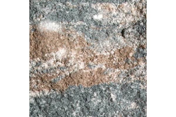 KANN Mur Vermont élément d'extremité muschelkalk nuancé clivé/vieilli Larg.50cm prof.25cm Ht.15cm