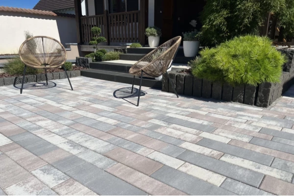 HB Pavé Avenue L - ép. 8 cm Corail      (8.06m2/pal)