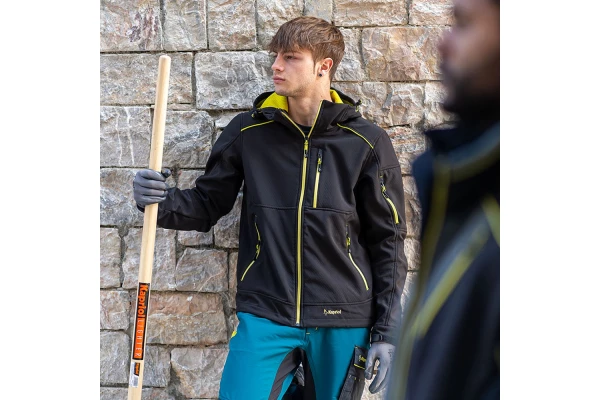 Veste DYNAMIC Softshell Vert/Noir - XL