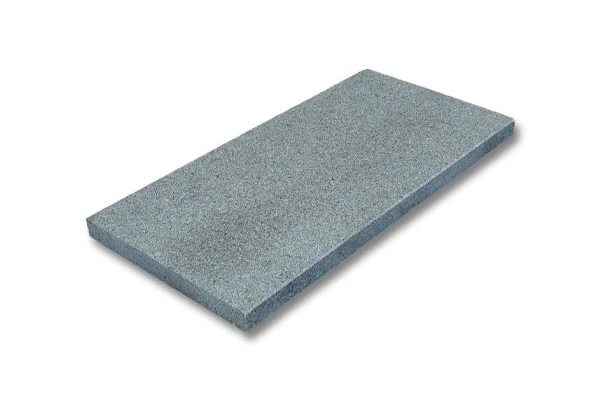 Cubik - Couvertine granit gris foncé G654 60x30x3 - face du dessus flammée