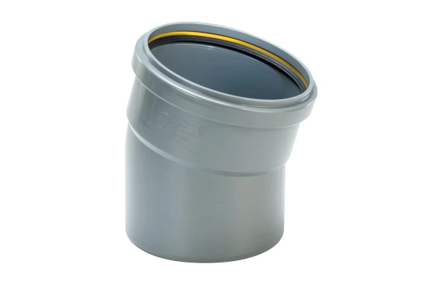 Coude d'assainissement CR4 MF 15° Ø160mm