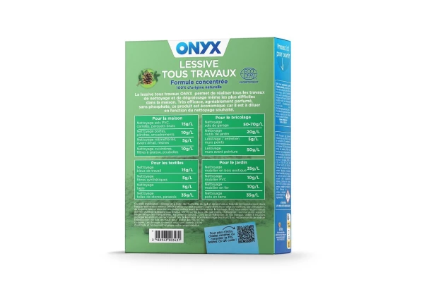 ONYX - Lessive tous travaux - 1,25kg