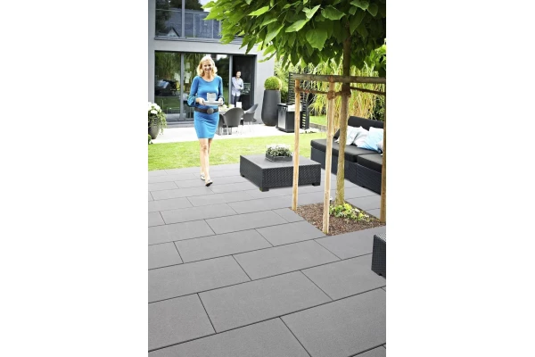 KANN Dalle Polaris gris 80x40x3,8cm