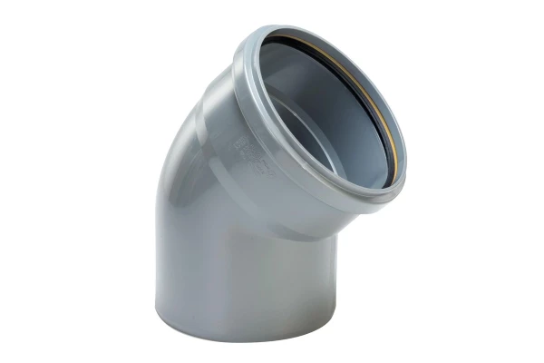 Coude d'assainissement CR4 MF 45° Ø160mm