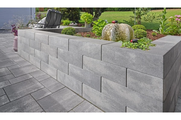 KANN Mur Lyana Gris alpin 45x22,5x16,5 élément de base cm