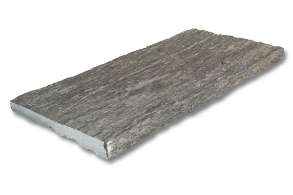 CUBIK - Dalle rectangle schiste ardoisier 200x50 ép.4/7cm brute